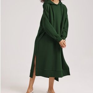 Pull over hoodie dress